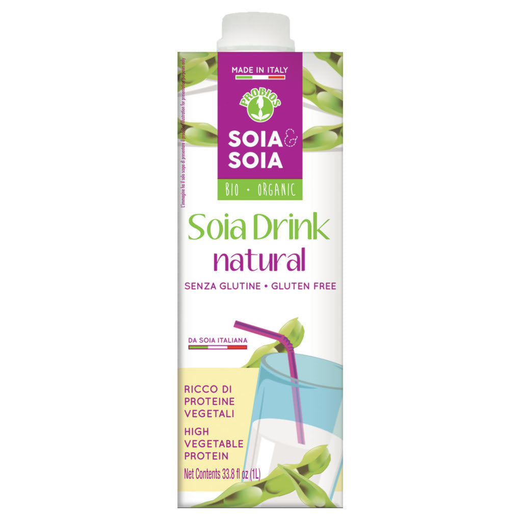 Soia Drink Natural Senza Glutine- 1 Lt - ZeroPerCento