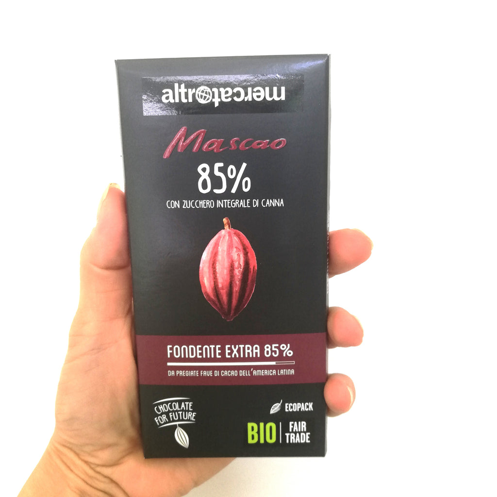 Mascao - Cioccolato Fodendate 85% Bio 100 gr - ZeroPerCento