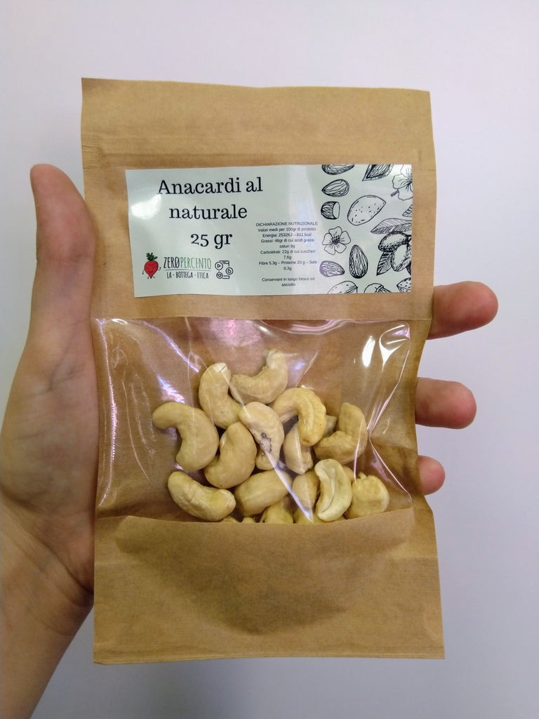 mix anacardi bio -25 gr - ZeroPerCento