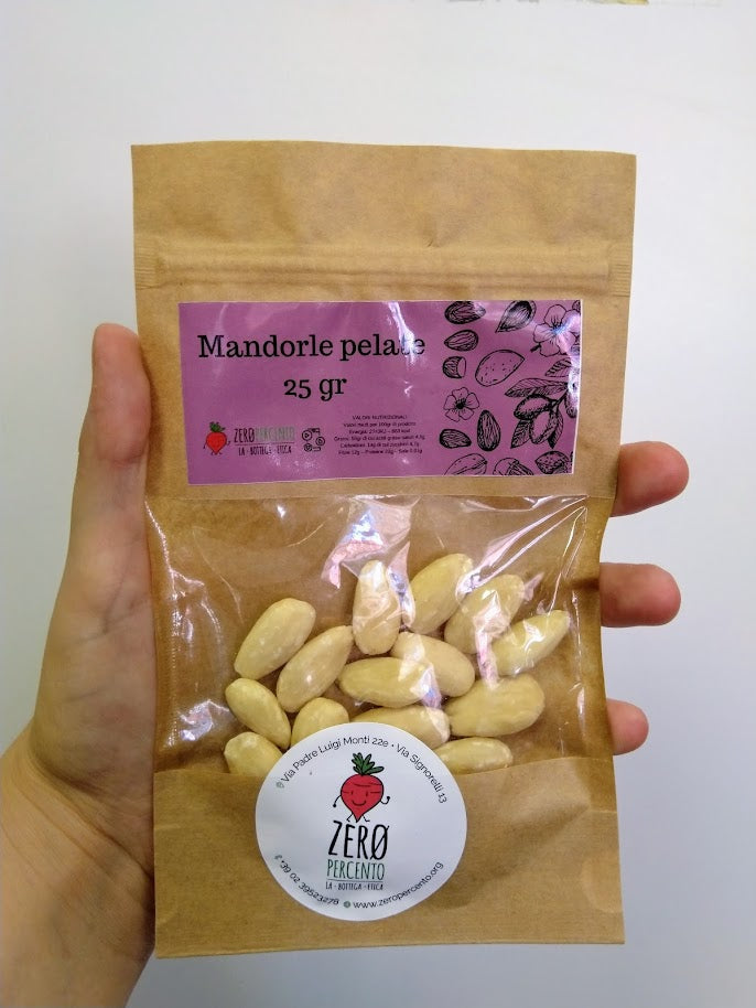 mix mandorle pelate bio -25 gr - ZeroPerCento