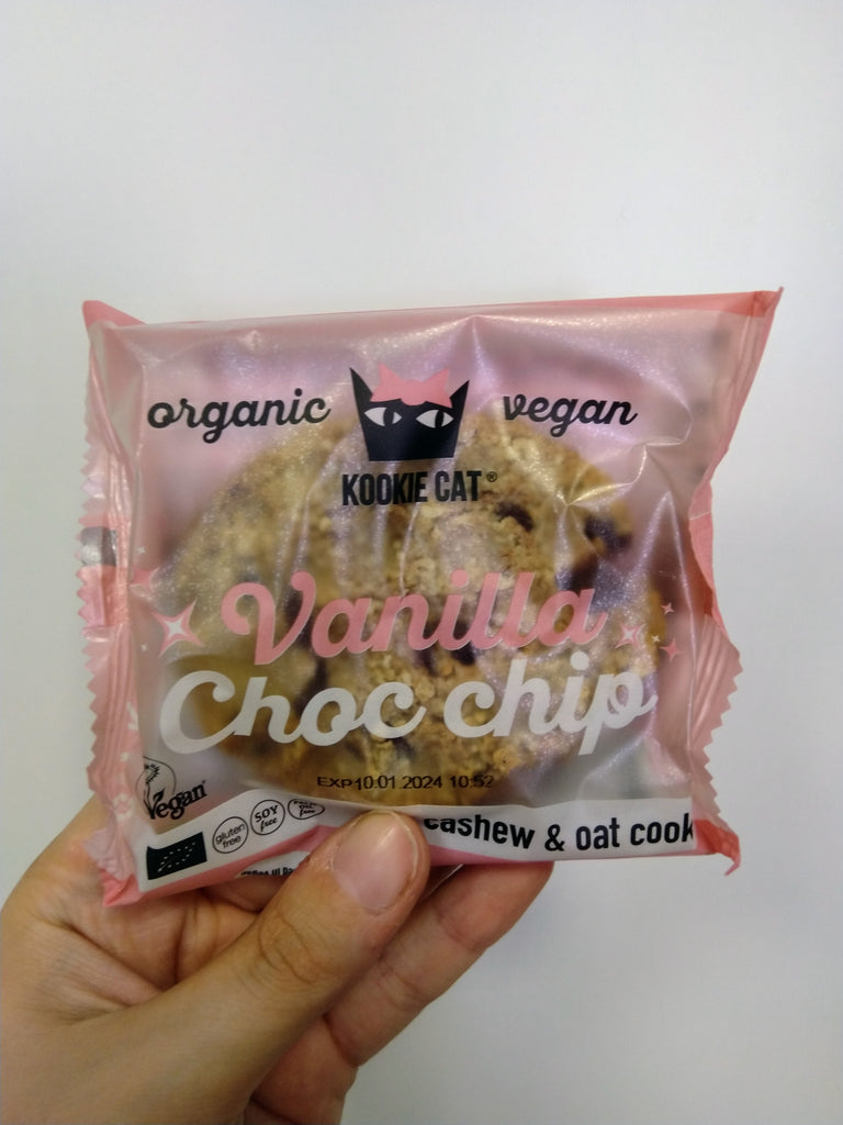 Vegan & Organic CookieCat vaniglia e cioccolato -50 gr - ZeroPerCento