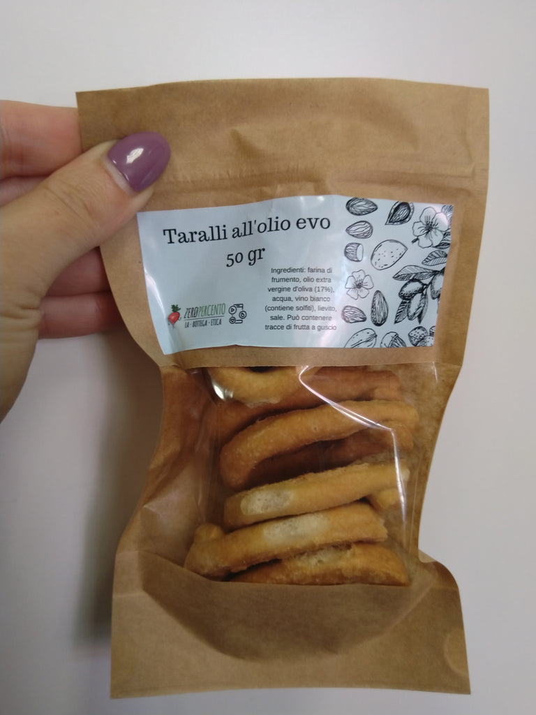 Taralli all'olio di oliva -50 gr - ZeroPerCento