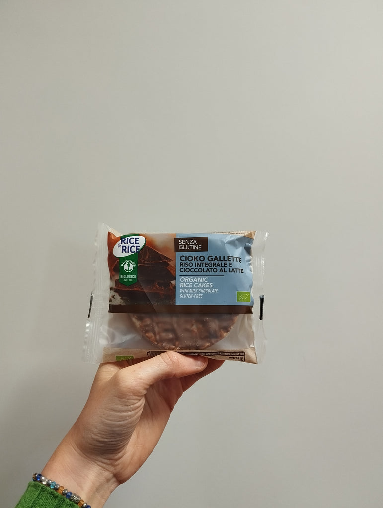 ciokogallette di riso con cioccolato fondente -33 gr - ZeroPerCento