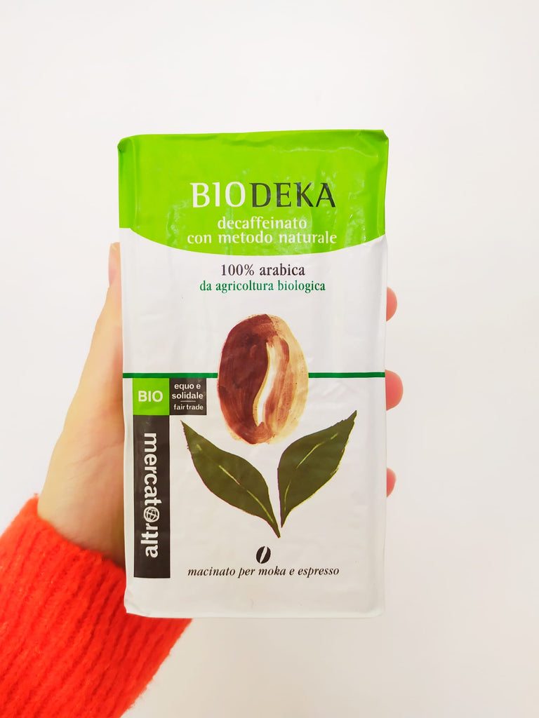 Biodeka Decaffeinato Con Metodo Naturale 100% Arabica - 250 gr - ZeroPerCento